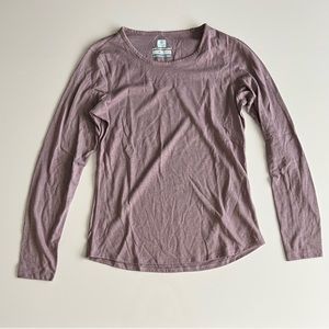 Columbia long sleeve shirt, purple, xs